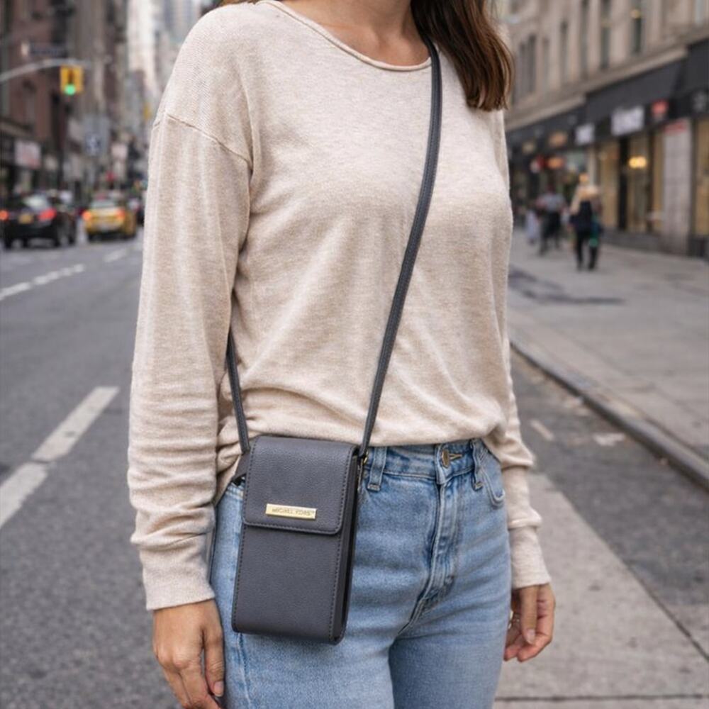 KATIE LOXTON of London Womens Soft Pebble Vegan Leather Crossbody Bag